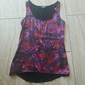 Black and purple tank top